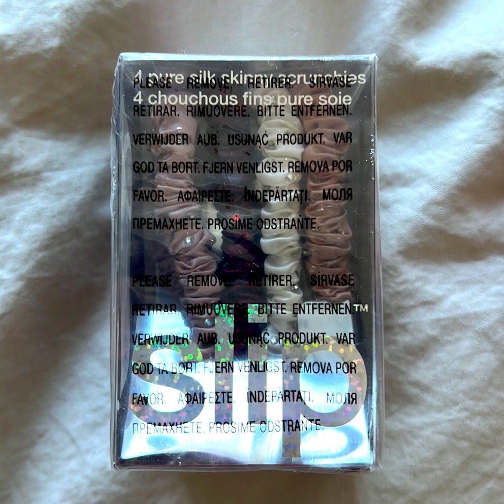 BNIB Slip silk scrunches
